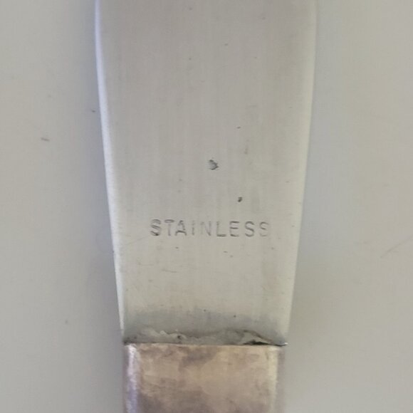 Rogers Vintage Inspiration-Magnolia Set Of 6 Ornate Silver-plate 8.5" Grille Kni - Picture 3 of 3